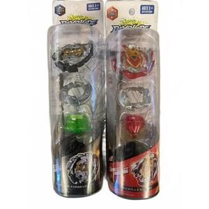 Beyblade Super Whirls 2 pack Emperor Forneus and Z Achilles Brand new